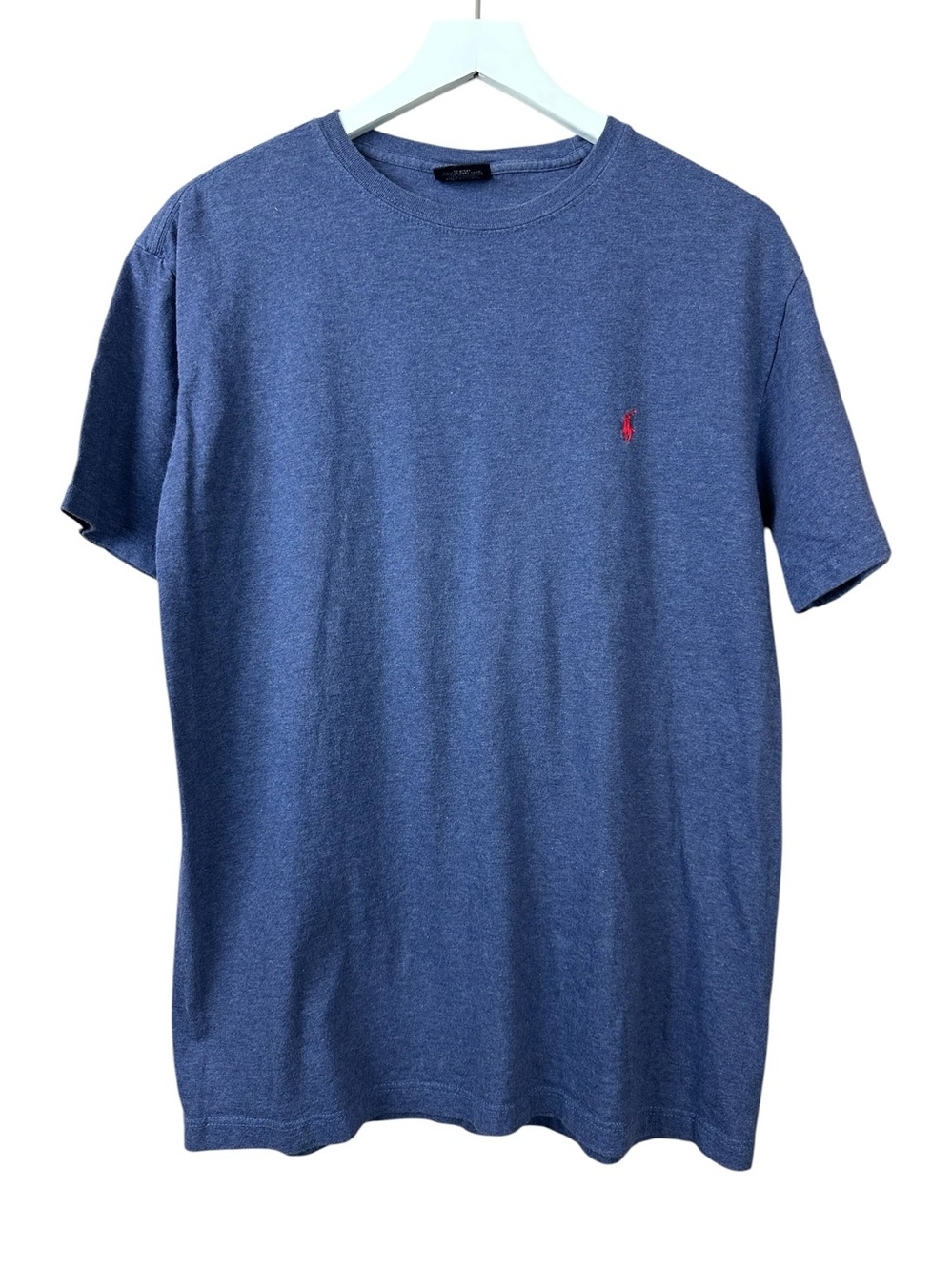 Polo By Ralph Lauren Logo Blue Short Sleeve Cotton Tee Shirt Men Sz S